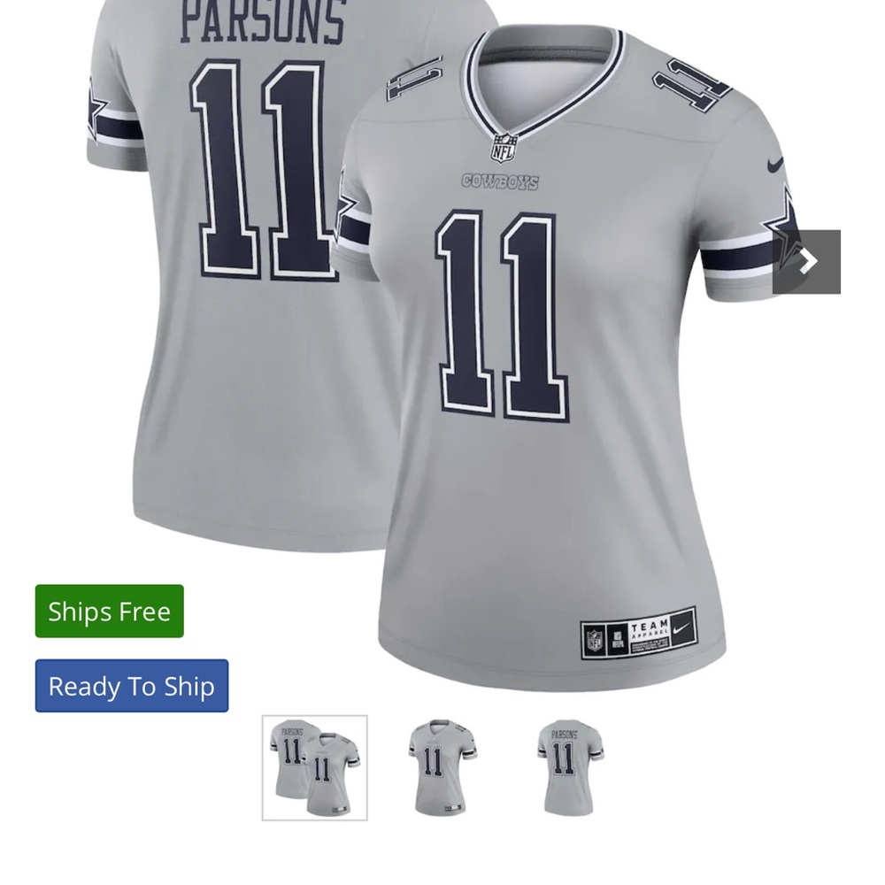 Brand New Micah Parsons Womens Jersey size XL. I is too small for me.